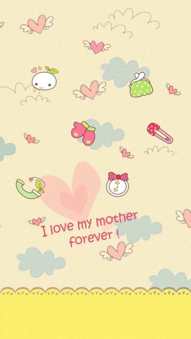 卡通简单绘 好看的手机壁纸(1)