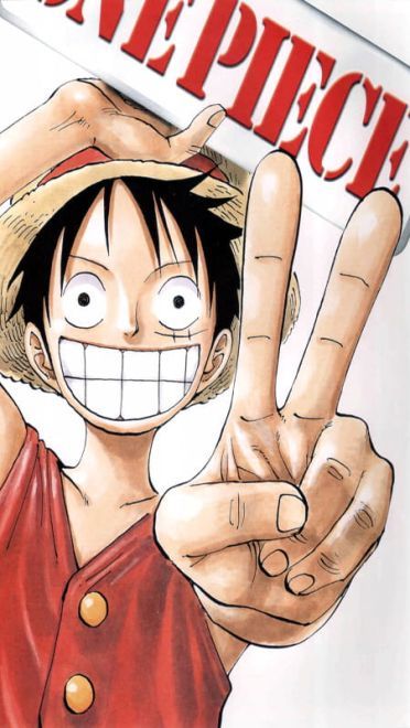 海贼王路飞卖萌系列手机壁纸