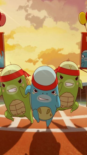 经典重现龟兔赛跑可爱壁纸