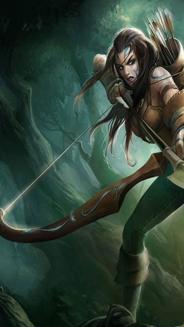 LOL寒冰射手 艾希性感壁纸