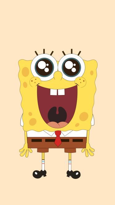 熟悉的黄色身影 海绵宝宝系列手机壁纸