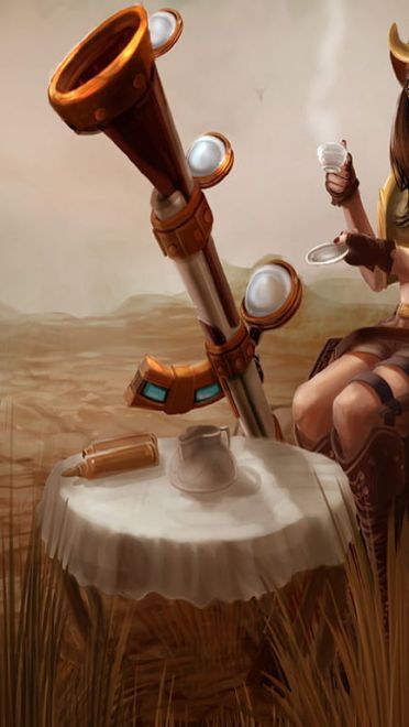 LOL皮城女警凯特琳美女壁