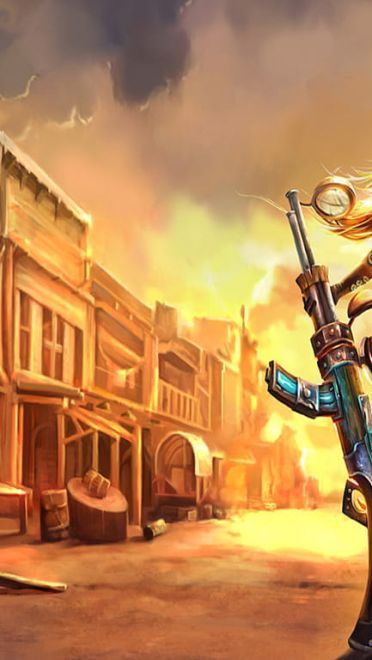 LOL皮城女警凯特琳美女壁