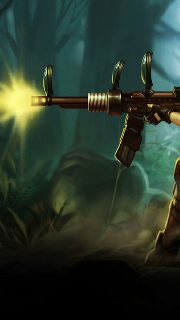 LOL皮城女警凯特琳美女壁