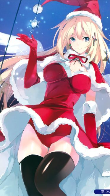 圣诞女孩！圣诞节手机壁纸下载(1)