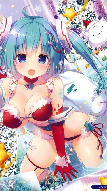 圣诞女孩！圣诞节手机壁纸下载(1)