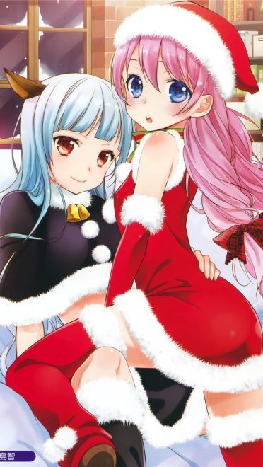 圣诞女孩！圣诞节手机壁纸下载(1)