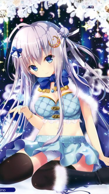 圣诞女孩！圣诞节手机壁纸下载(1)