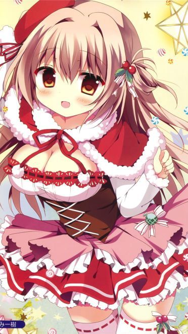 圣诞女孩！圣诞节手机壁纸下载(1)
