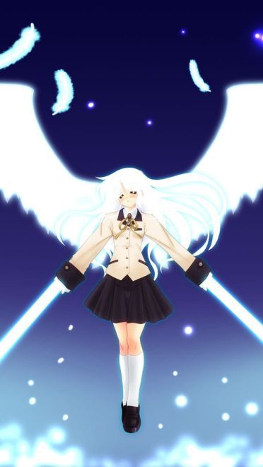 AngelBeats三无少女立华奏电脑壁纸下载