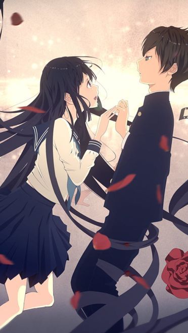 动画《冰菓》折千CP 高清壁纸下载