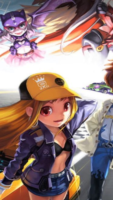 QQ飞车动漫卡通游戏电脑壁纸下载