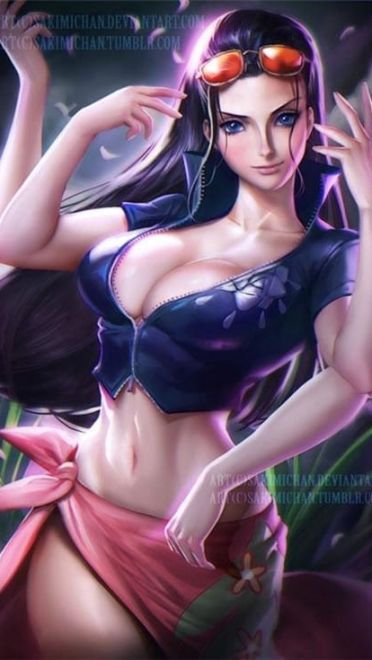 海贼王妮可罗宾 手机壁纸图集