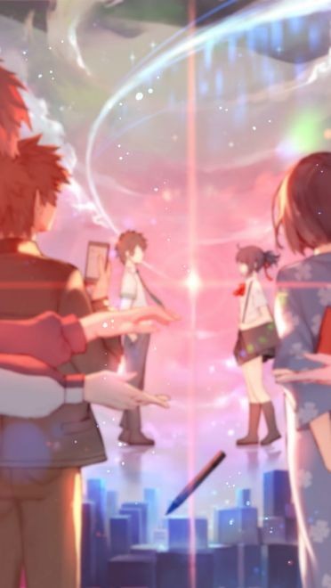 你的名字P站最新插画 电脑桌面壁纸