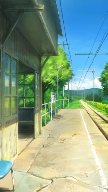 恬静的乡村与繁华的都市 街道场景插画壁纸