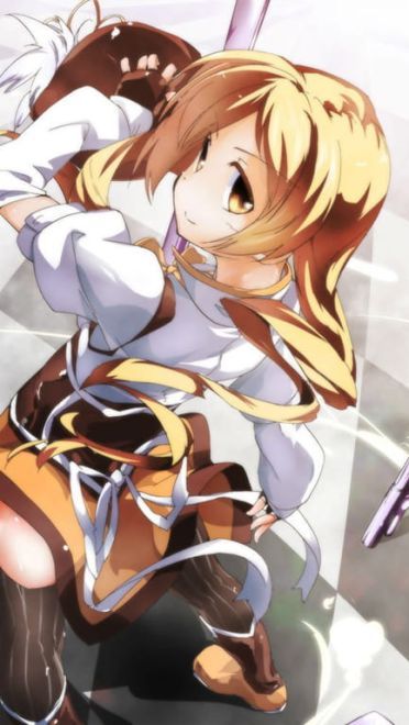 魔法少女小圆学姐巴麻美动漫桌面壁纸