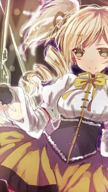 魔法少女小圆学姐巴麻美动漫桌面壁纸