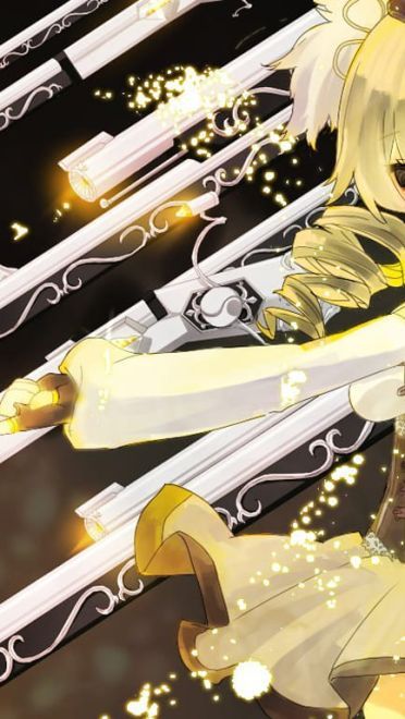 魔法少女小圆学姐巴麻美动漫桌面壁纸