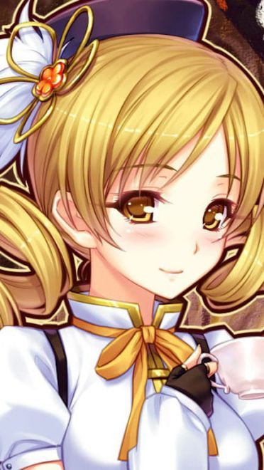 魔法少女小圆学姐巴麻美动漫桌面壁纸