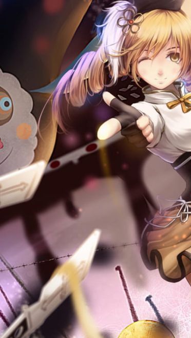 魔法少女小圆学姐巴麻美动漫桌面壁纸