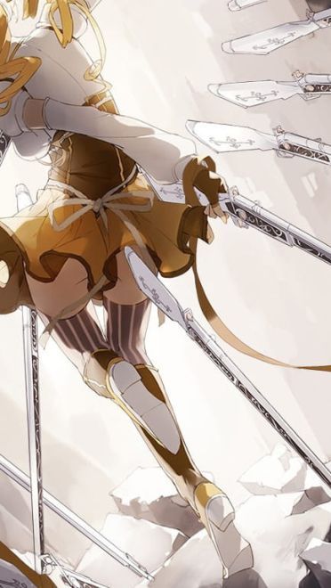 魔法少女小圆学姐巴麻美动漫桌面壁纸