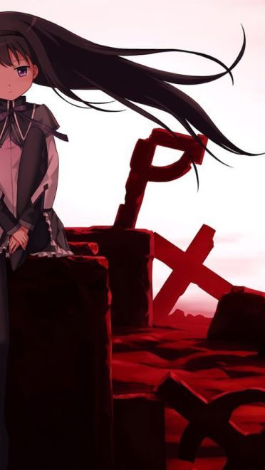 魔法少女小圆晓美焰动漫桌面壁纸