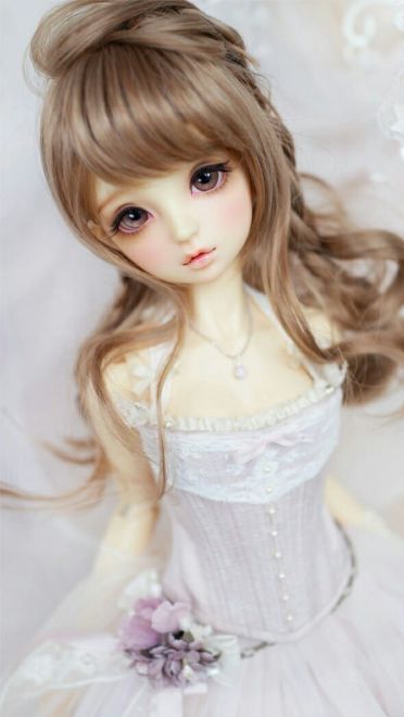 精致少女梦 BJD娃娃写真手机壁纸精选(1)