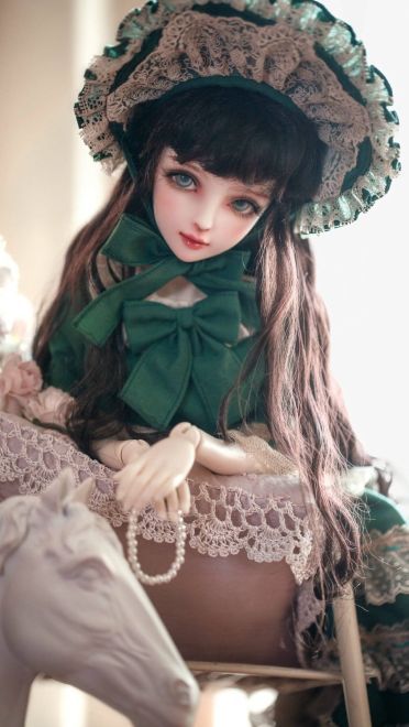 精致少女梦 BJD娃娃写真手机壁纸精选(1)