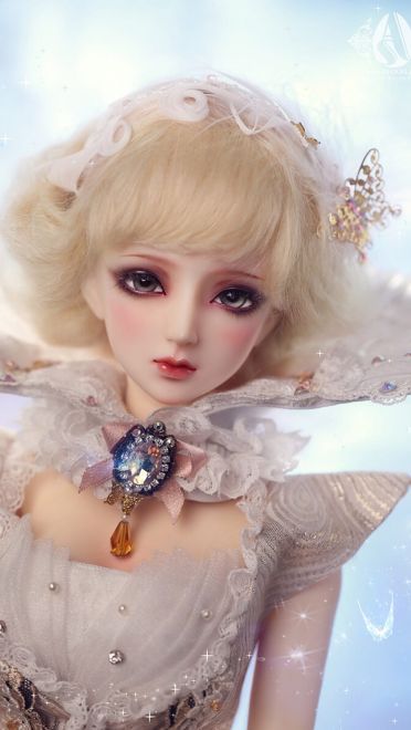 精致少女梦 BJD娃娃写真手机壁纸精选(1)