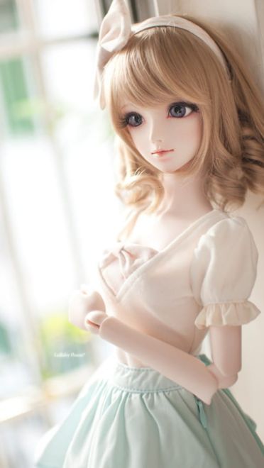 精致少女梦 BJD娃娃写真手机壁纸精选(1)