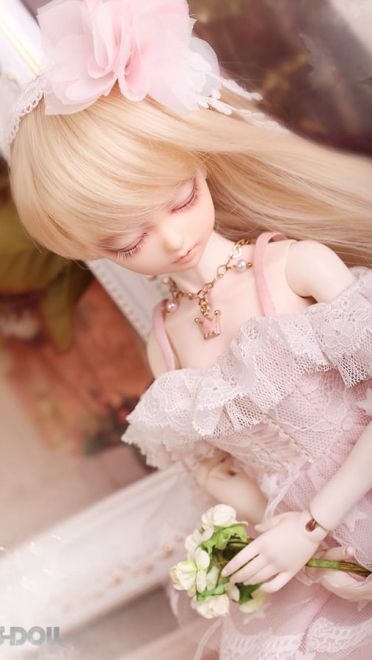精致少女梦 BJD娃娃写真手机壁纸精选(1)