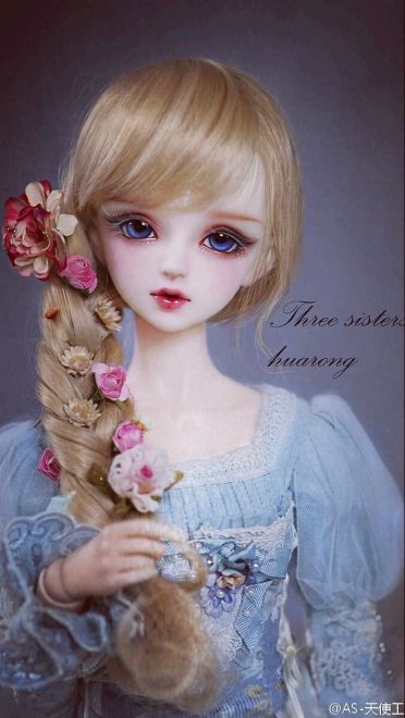 精致少女梦 BJD娃娃写真手机壁纸精选(1)