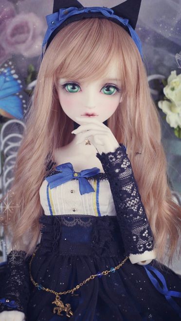 精致少女梦 BJD娃娃写真手机壁纸精选(1)