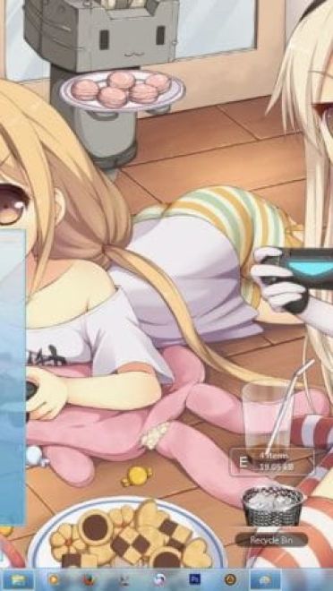 【win7】舰队Collection岛风电脑主题下载