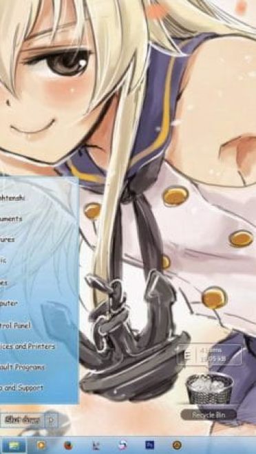 【win7】舰队Collection岛风电脑主题下载