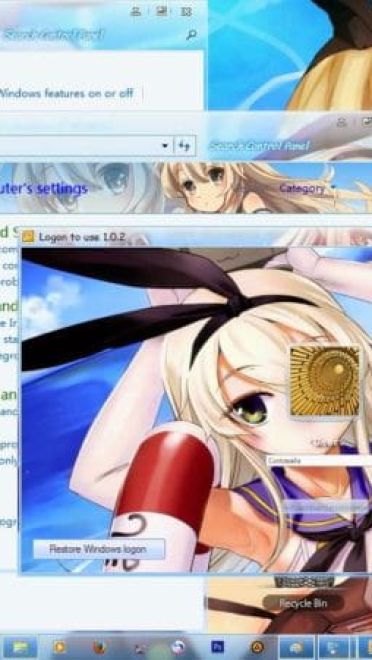 【win7】舰队Collection岛风电脑主题下载