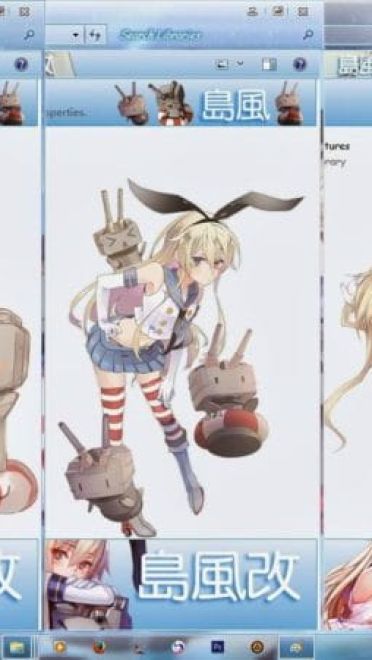 【win7】舰队Collection岛风电脑主题下载