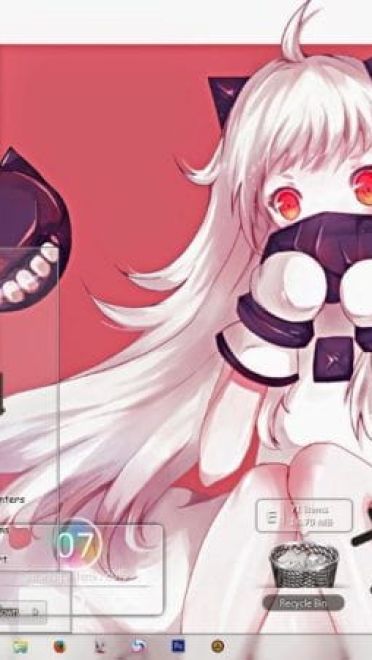 【win7主题】舰娘北方栖姬电脑主题下载