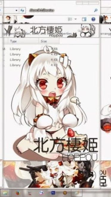 【win7主题】舰娘北方栖姬电脑主题下载