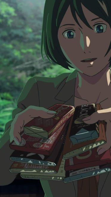 新海诚巨作《言叶之庭》绿色护眼电脑桌面壁纸第二辑