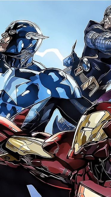 漫威 美国队长精美漫画动漫电脑壁纸下载