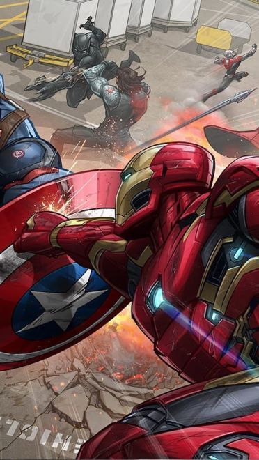 漫威 美国队长精美漫画动漫电脑壁纸下载