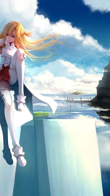 《刀剑神域》桐人亚丝娜CP电脑壁纸下载