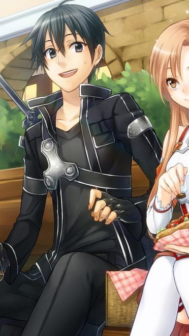 《刀剑神域》桐人亚丝娜CP电脑壁纸下载