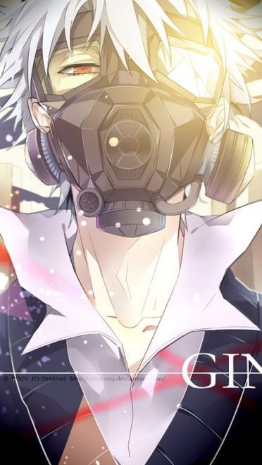 银白色男神 银发少年手机壁纸