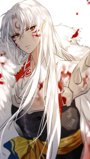 银白色男神 银发少年手机壁纸