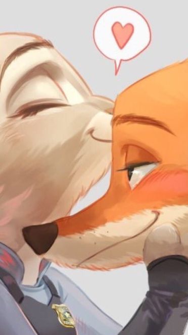 疯狂动物城 朱迪和尼克情侣款动漫壁纸