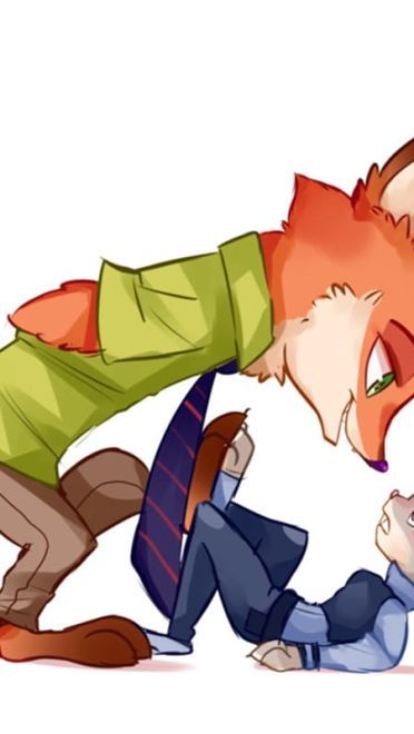 疯狂动物城 朱迪和尼克情侣款动漫壁纸