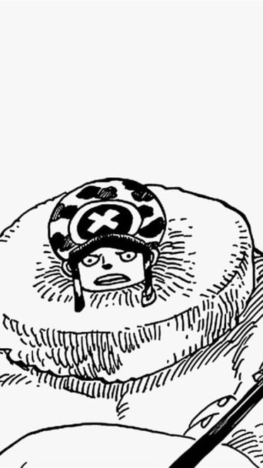 海贼王 黑白漫画风格高清电脑壁纸