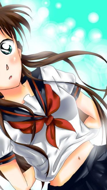 名侦探柯南 江户川柯南&毛利兰 高清动漫电脑壁纸下载